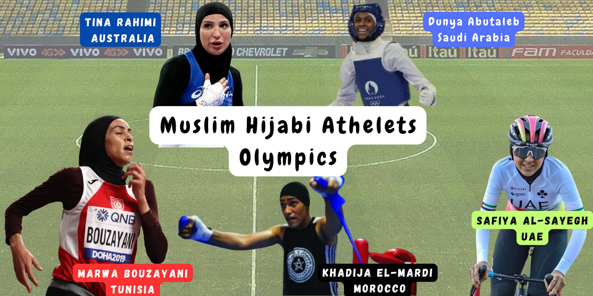 Muslim hijabi athletes 2024 Olympic